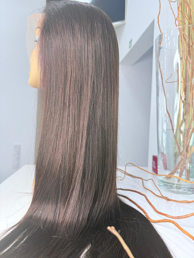 Luxury Straight Human Hair Lace Wig