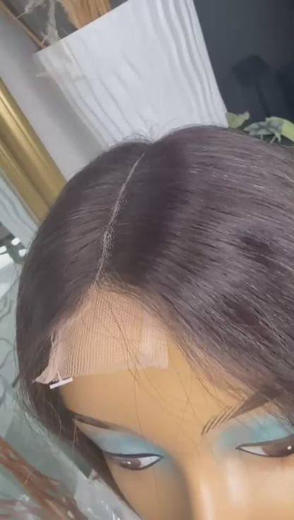 Vietnamese Ombre Straight Lace Wig